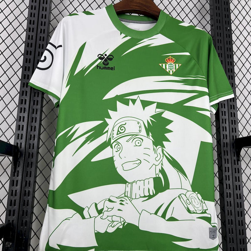 Camisa Real Betis Edição-Limitada naruto 25/26 - Torcedor Masculina